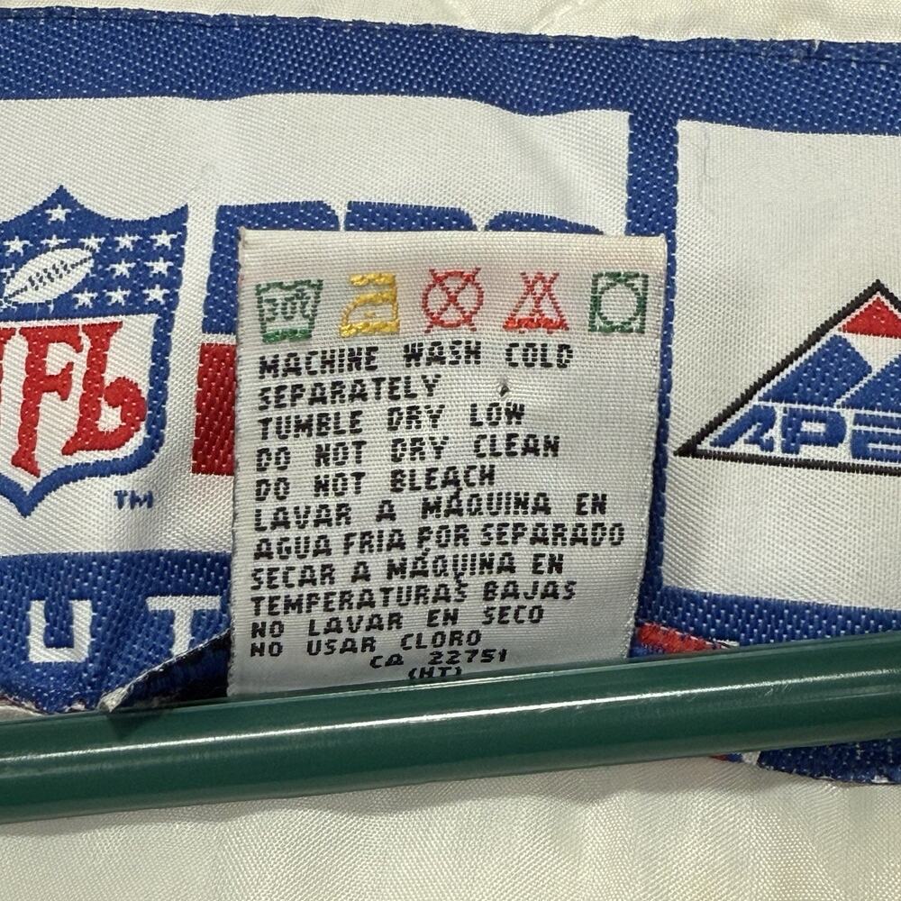 VTG NFL Pro Line Apex One 90s Pittsburgh Steelers Mens XL Puffer Jacket w/ Hood - Picture 8 of 11